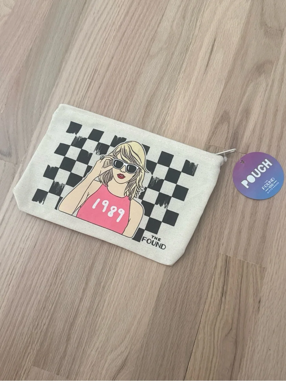 NWT Taylor Swift 1989 Canvas Make Up Bag Sunglasses By The Found